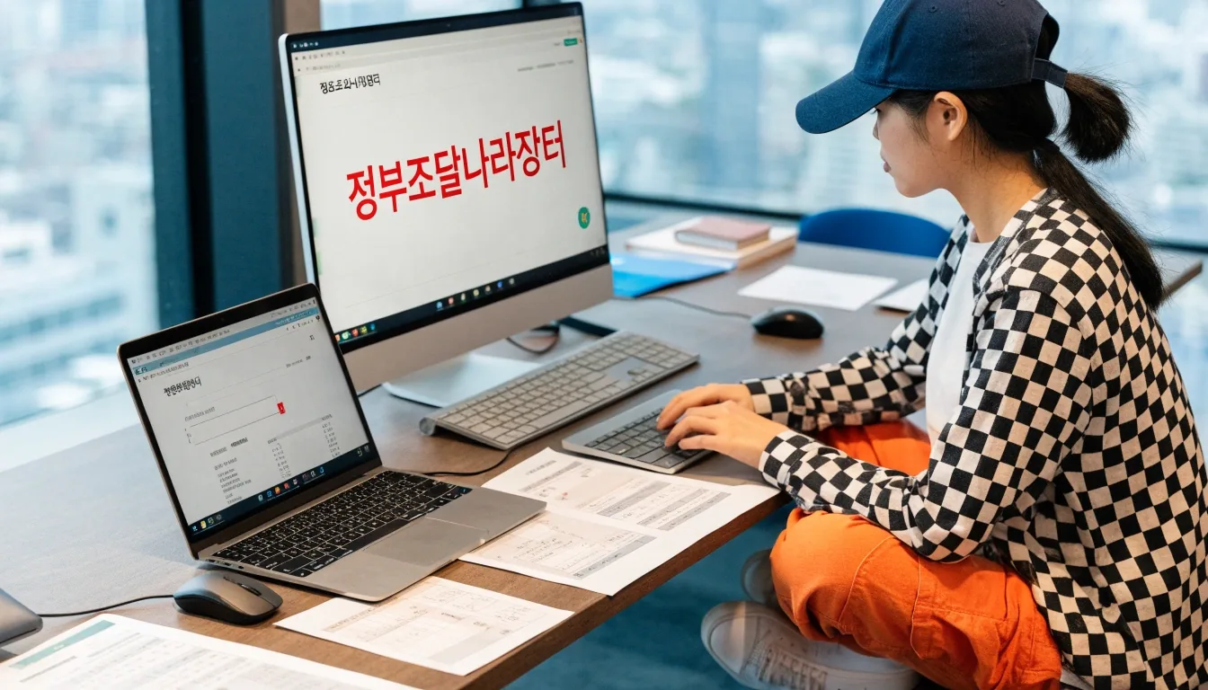 공식 문의처가 마련된 사무실 안내 데스크